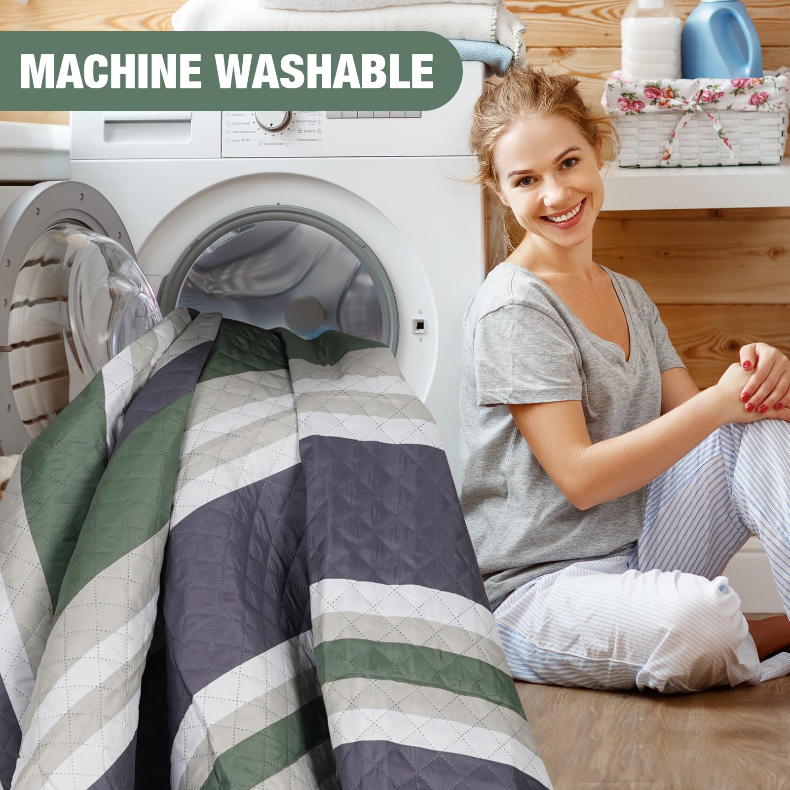 G GOOD GAIN machine-washable top simplifies cleanup after outdoor use.