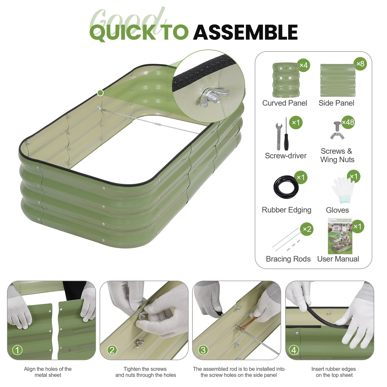 G GOOD GAIN small pets enclosure option for secure outdoor space.