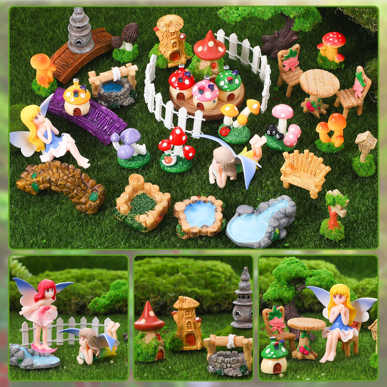 GGSTDDUP arch bridges mini-set creates charming garden paths
