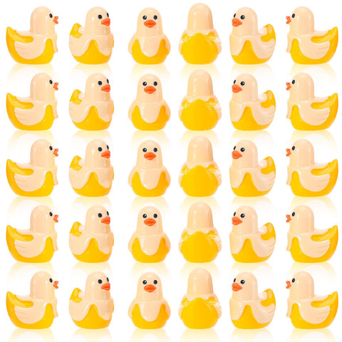 GGSTDDUP durable resin ducks maintain color in miniature landscapes.