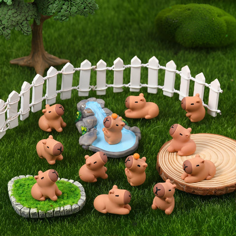 GGSTDDUP capybara mini style-4 figurine adds whimsy to aquariums and crafts