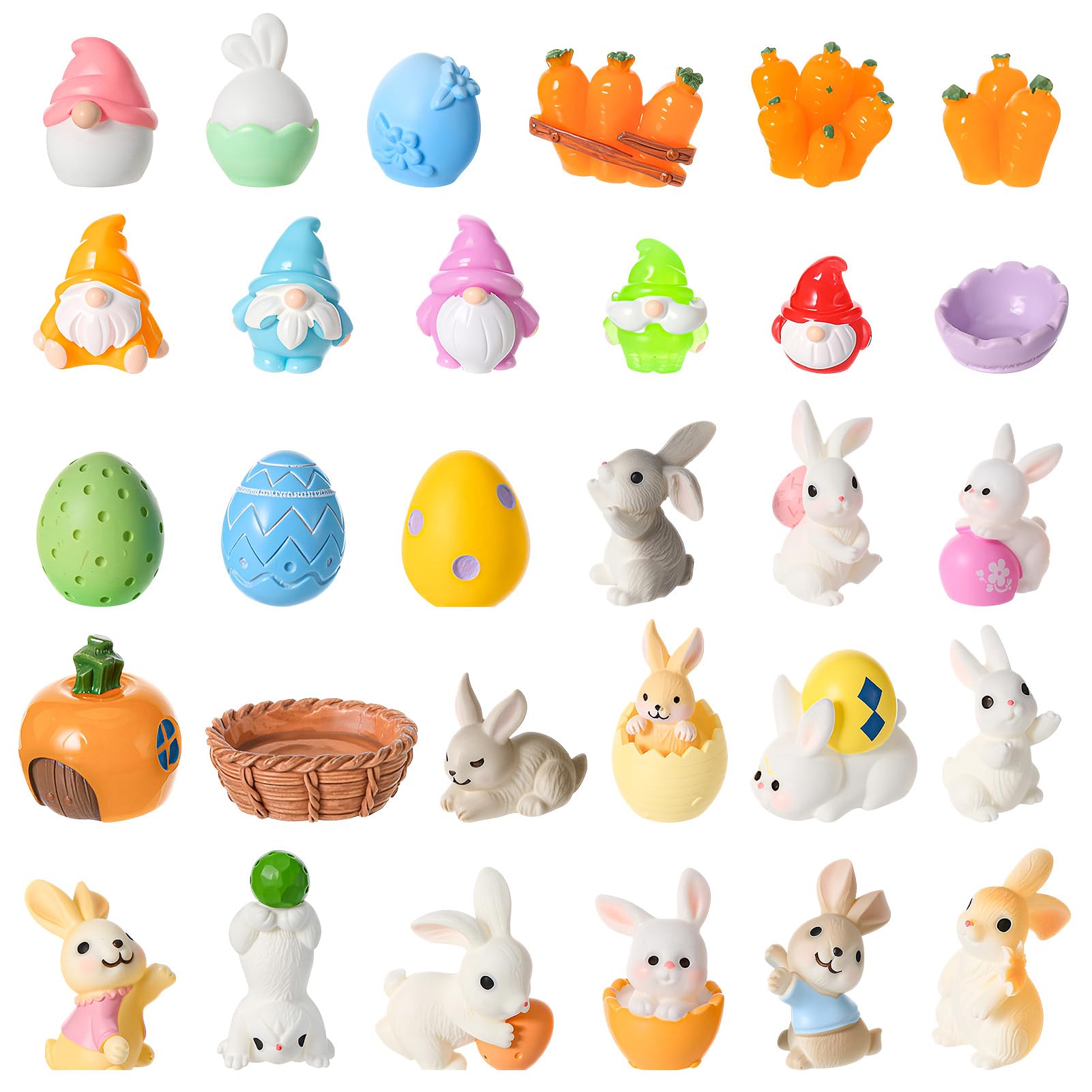 GGSTDDUP Easter party decoration figurine set for joyful gifting