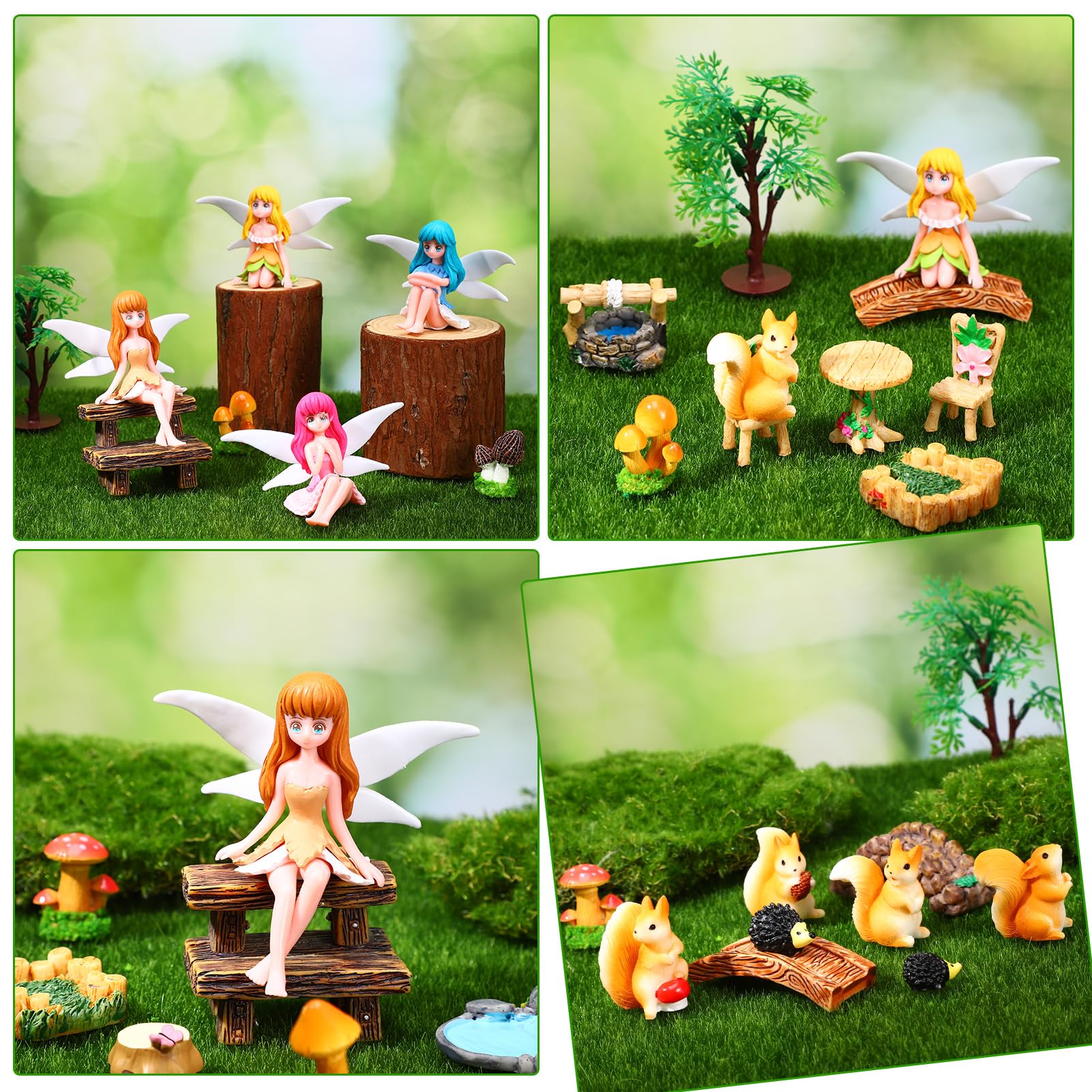 GGSTDDUP hedgehog miniatures for rustic accents in dollhouses or desks.