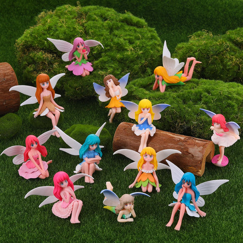 GGSTDDUP hand-painted fairy focusing on facial expression for terrarium charm