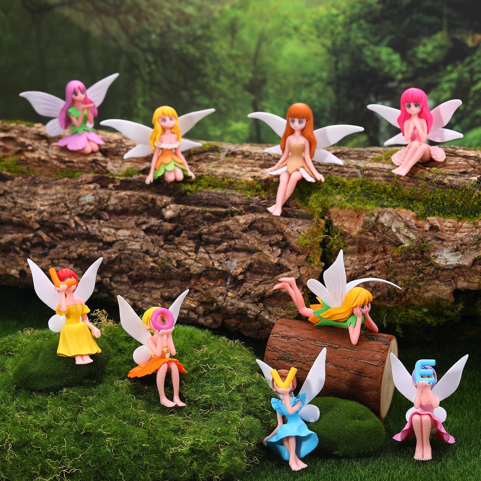 GGSTDDUP tiny fairies brighten desks and shelves.