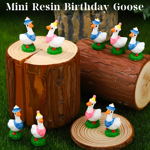 GGSTDDUP fairy garden goose brings playful charm to outdoor scenes