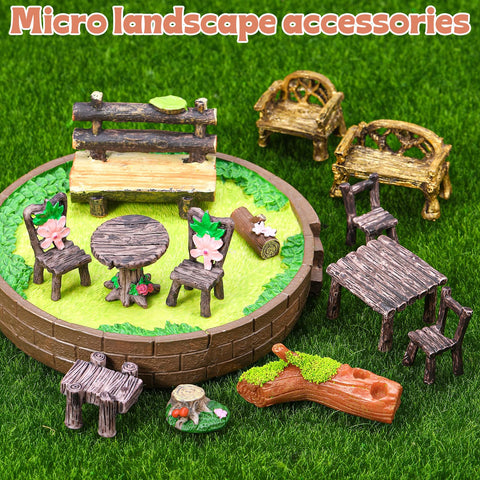 GGSTDDUP versatile fairy garden supplies for terraces and desktops