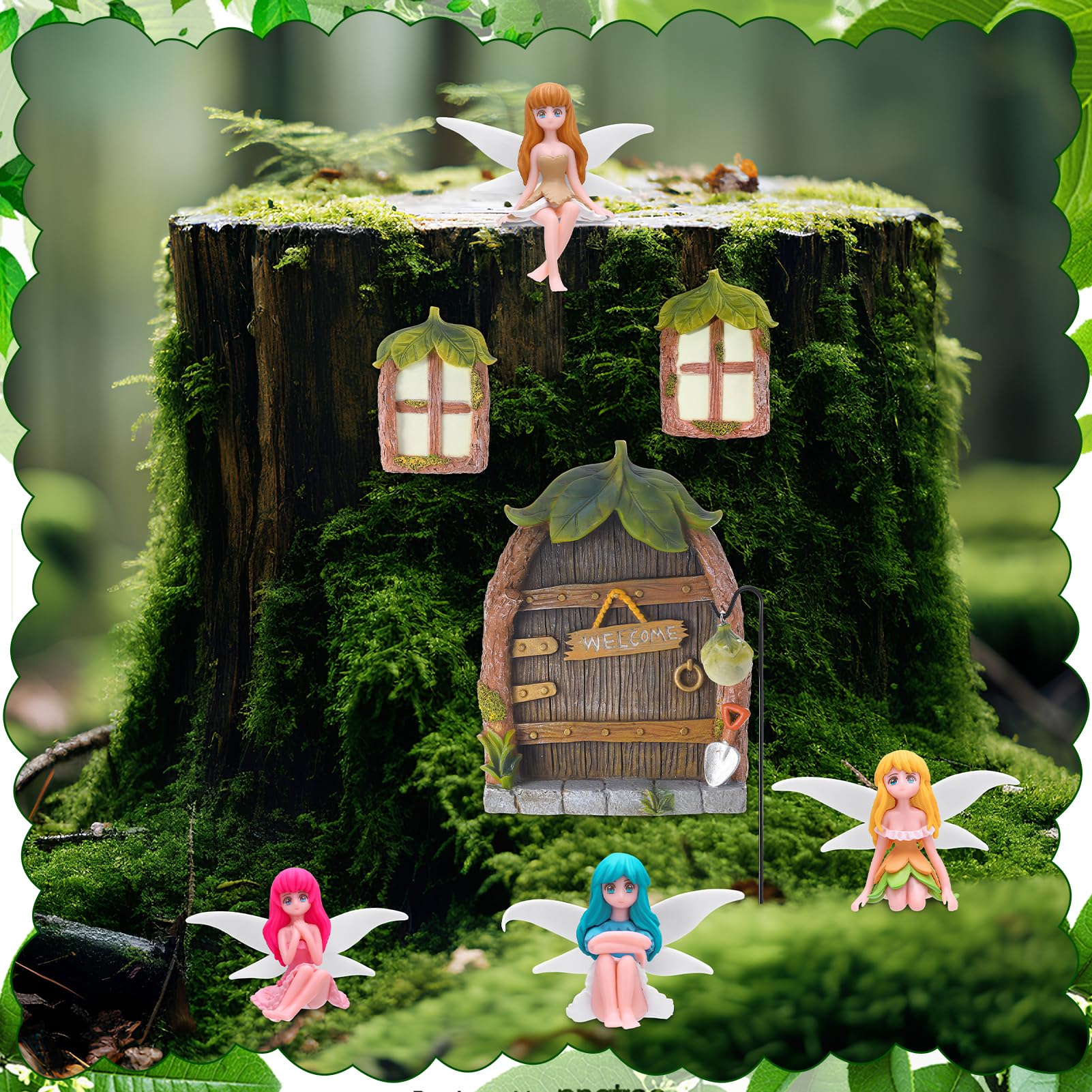 GGSTDDUP fairy garden tree installation shows quick mounting ability.