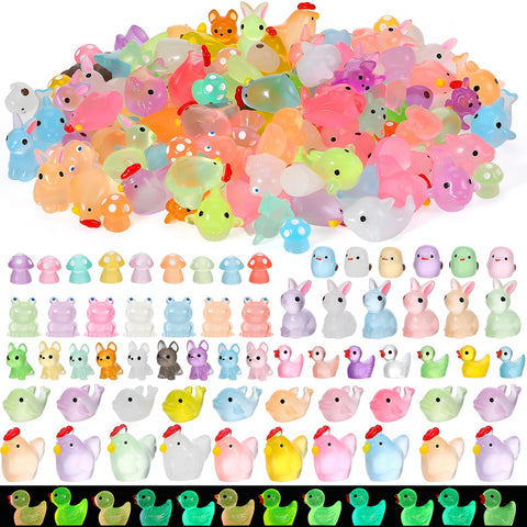 GGSTDDUP glow duck figures for garden decor and night display