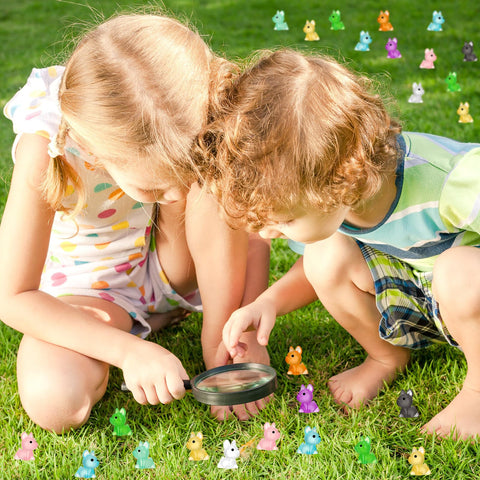 GGSTDDUP glow mini dog figures enhance micro landscapes and DIY projects