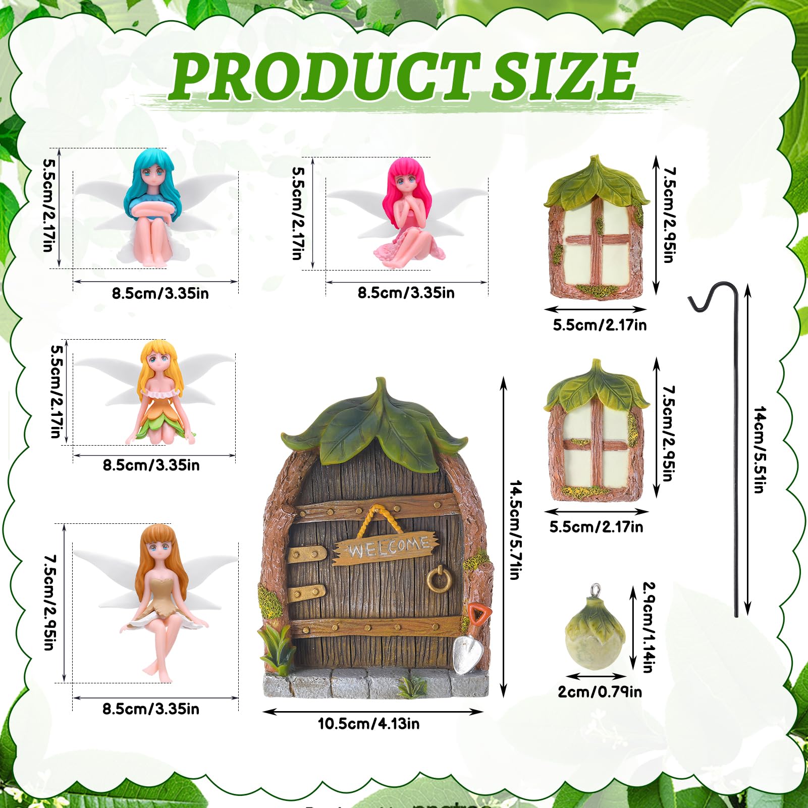 GGSTDDUP glowing fairy window ideal for magical backyard accents.
