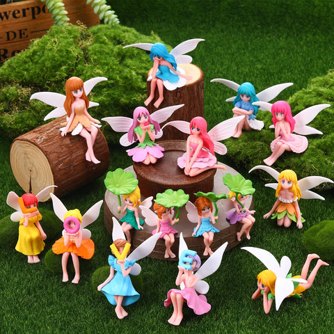 GGSTDDUP hand-painted fairy wings showcase detailed designs for tabletop decor.