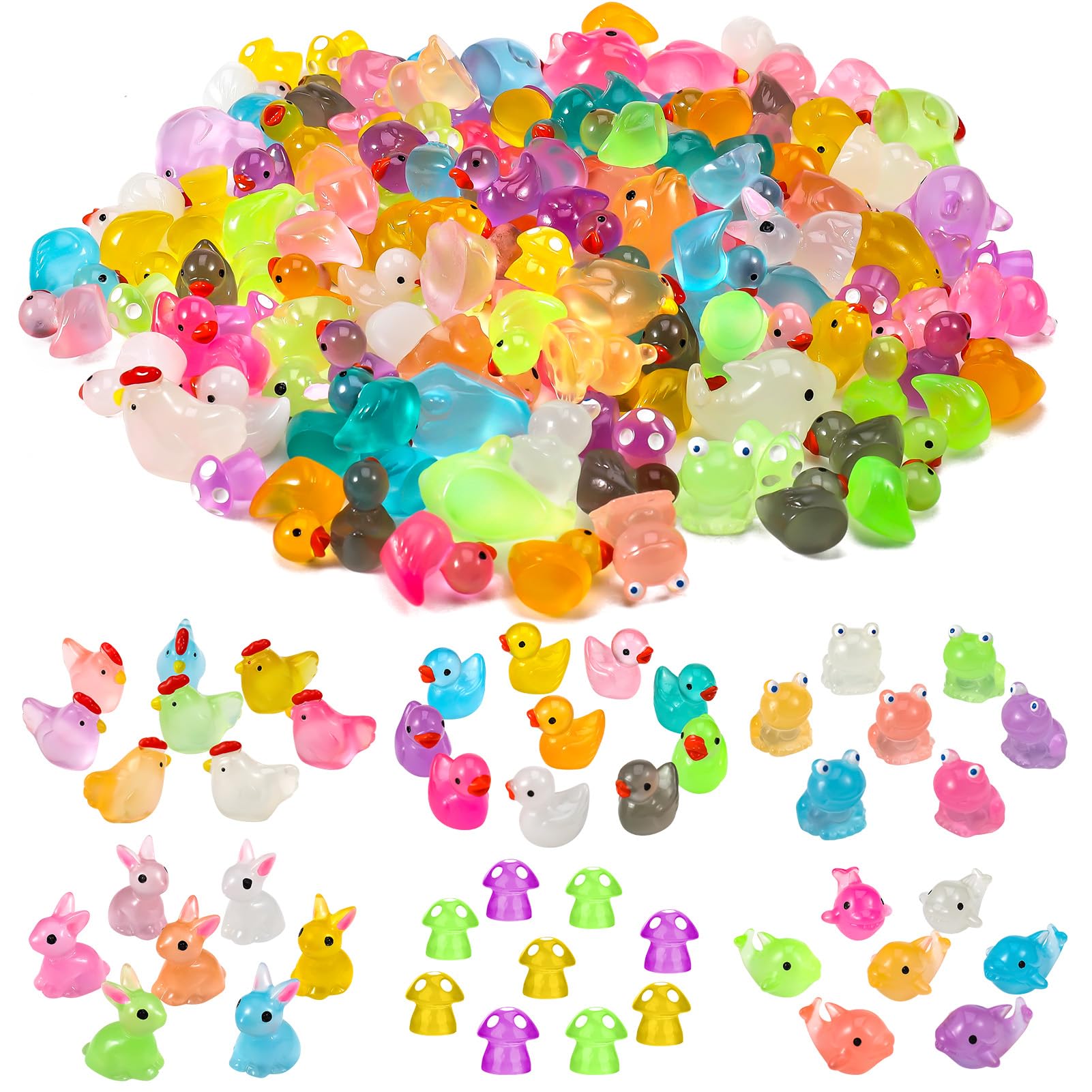 GGSTDDUP luminous ducks glow at night for charming garden accents.