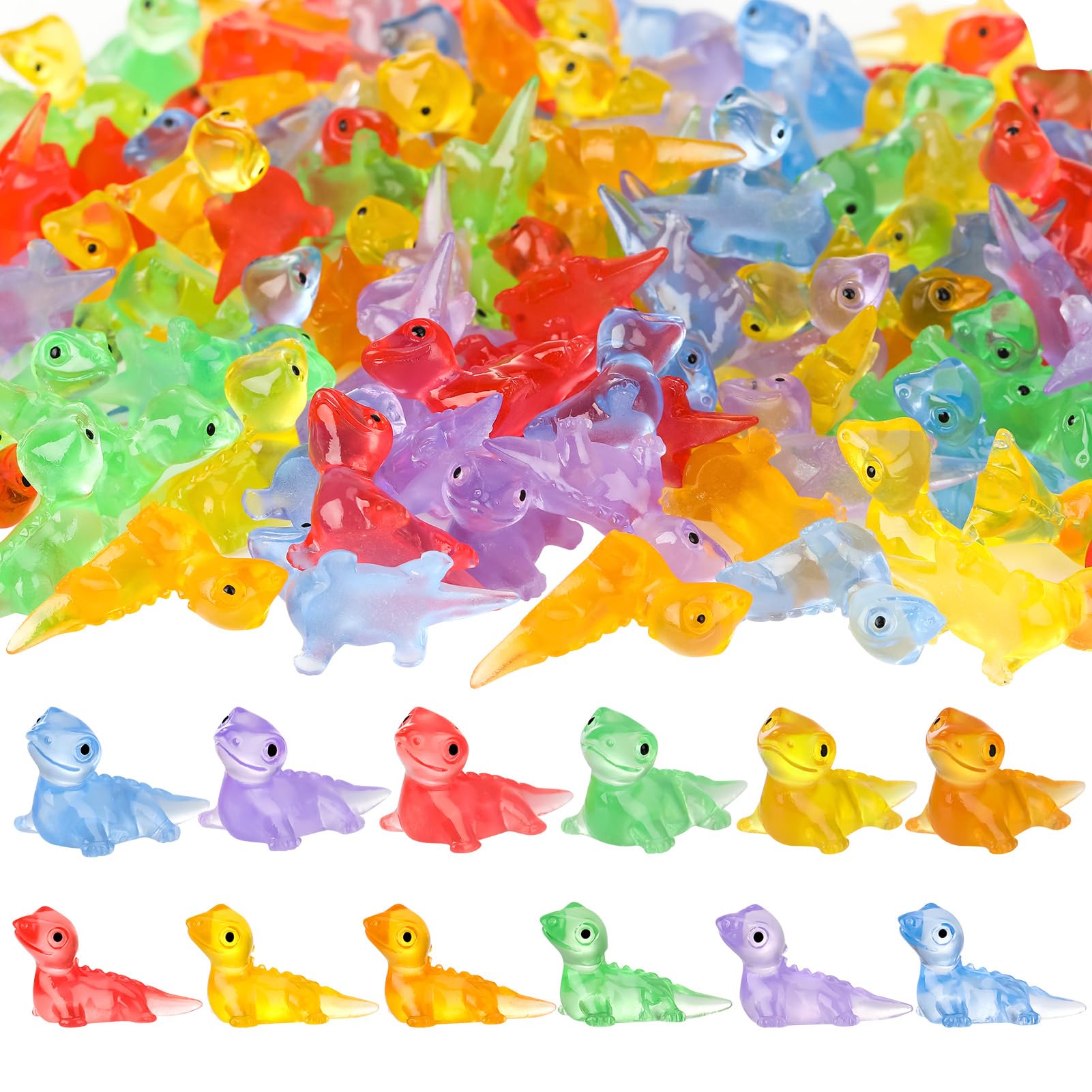 GGSTDDUP luminous lizard dollhouse decor for cake toppers and mini displays.