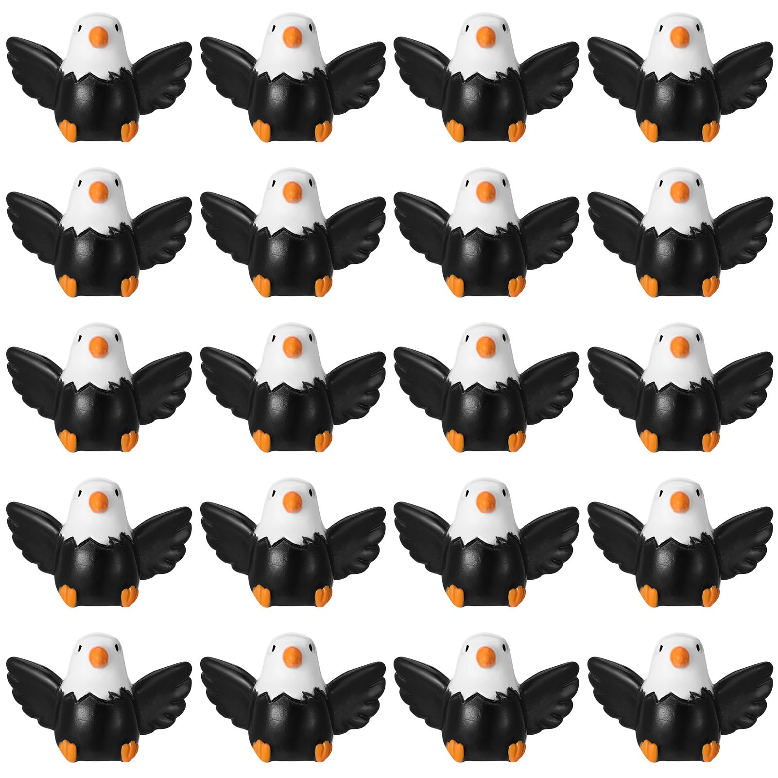 GGSTDDUP mini bald eagle ornament invites curiosity about national symbols at home.