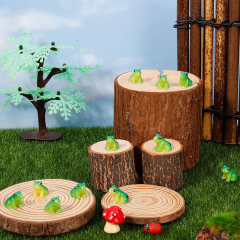 GGSTDDUP mini frogs aquarium scape enhances fish tank aesthetics.