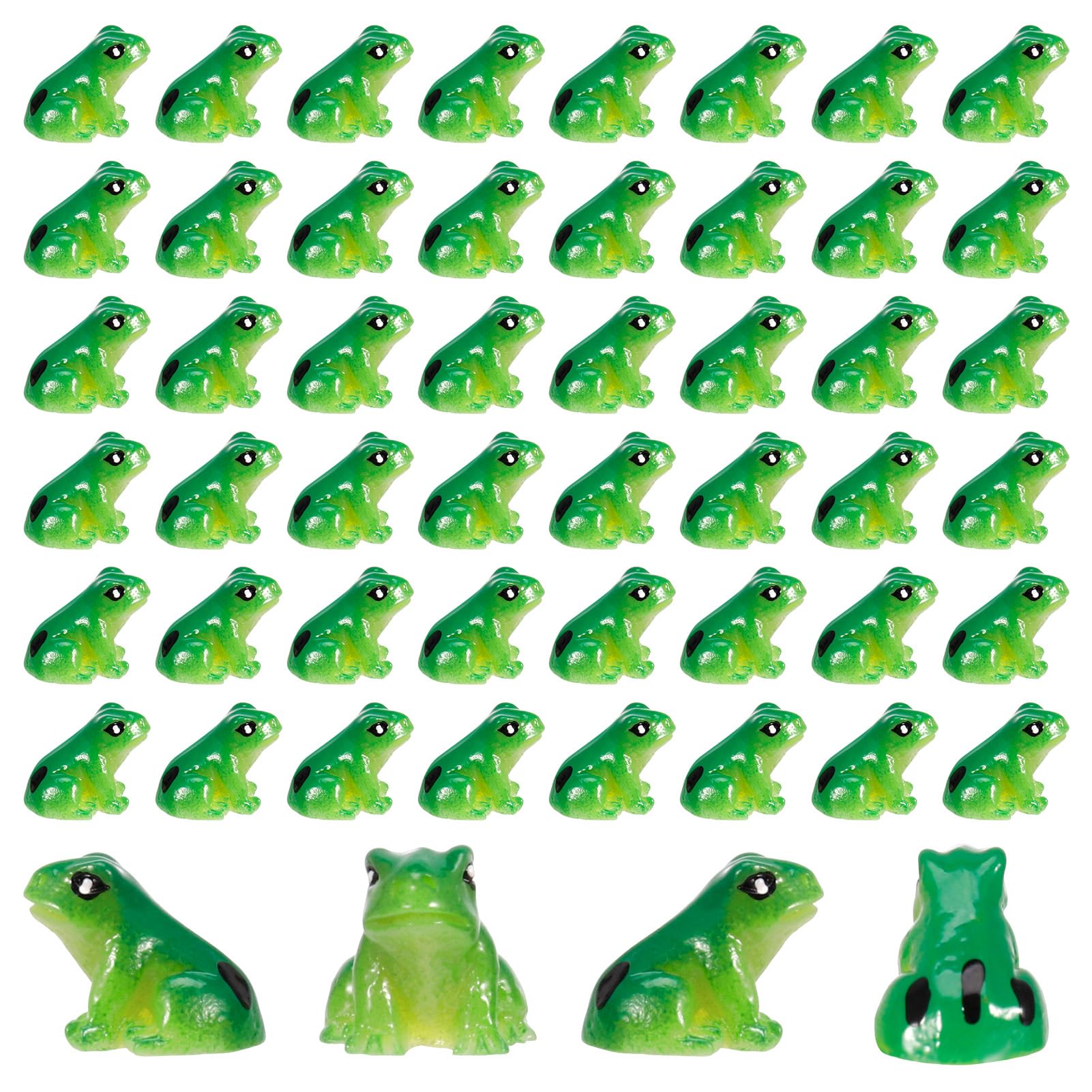 GGSTDDUP mini frogs size reference shows tiny 0.39 x 0.5 inches for placement.
