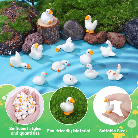 GGSTDDUP mini resin goose figurine style 07 great as party favors and rewards.