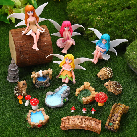 GGSTDDUP miniature furniture boosts realism in tiny garden rooms.