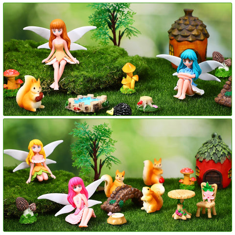 GGSTDDUP miniature garden accessories pack offers versatile DIY decorating options.