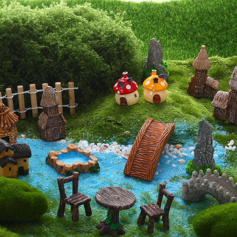 GGSTDDUP multi-scene display for dollhouses, terrariums, and desk decor