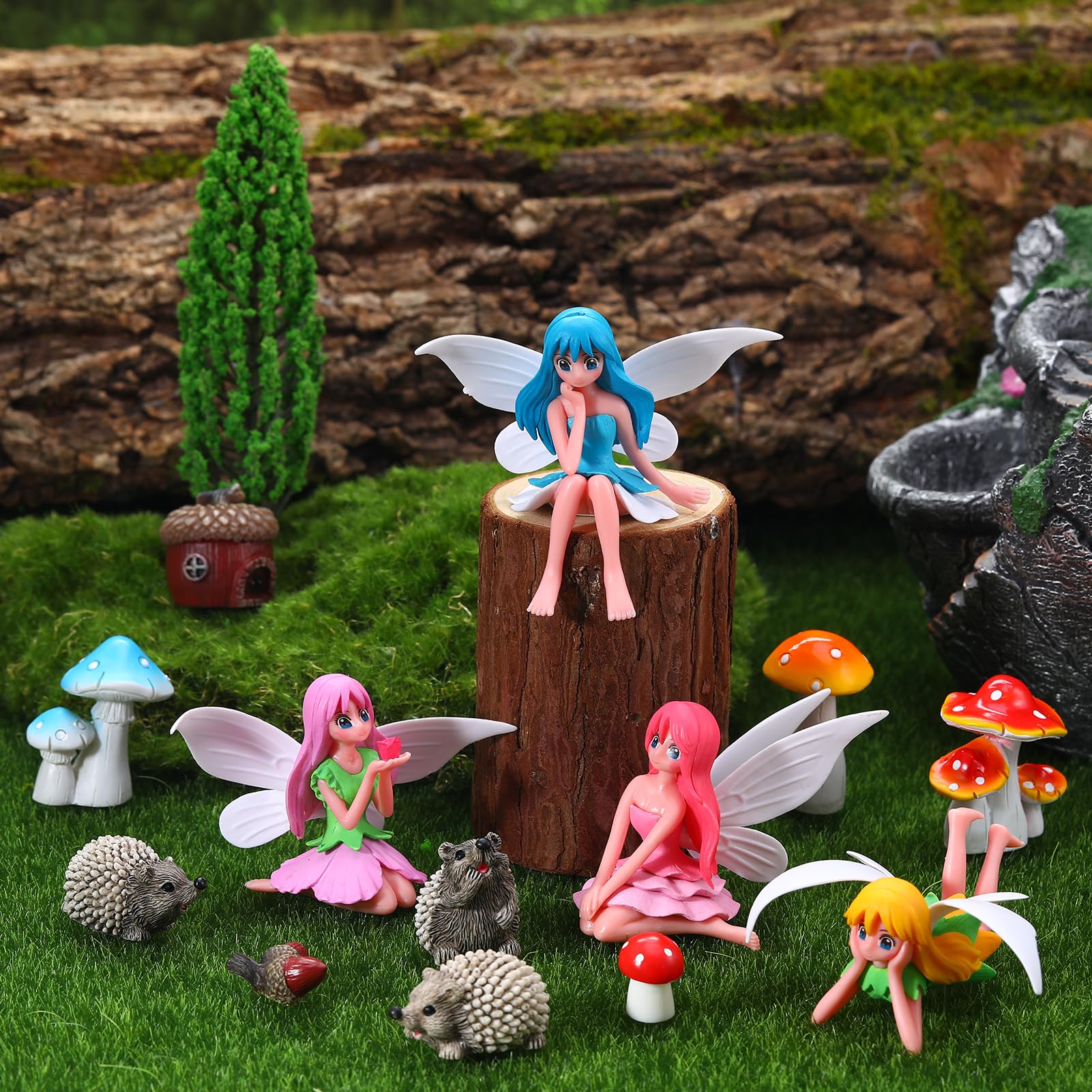 GGSTDDUP resin and PVC garden set designed for durable indoor-outdoor use.