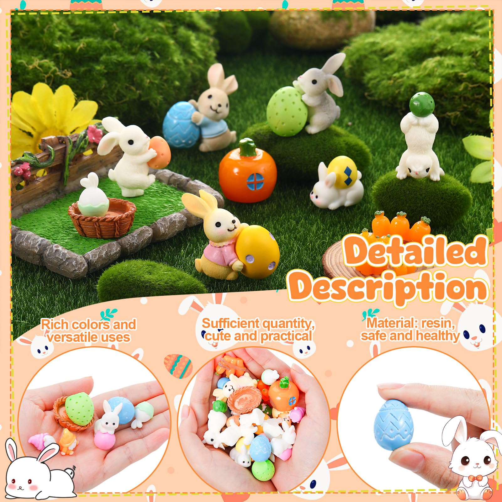 GGSTDDUP resin carrot ornament creates colorful accents in displays