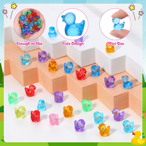 GGSTDDUP resin ducks with detailed features add charm to miniature landscapes.