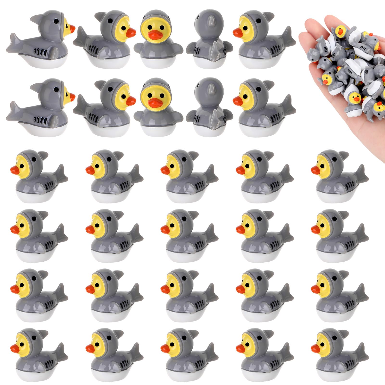 GGSTDDUP shark duck mini figure ideal for party favors and place setting decor