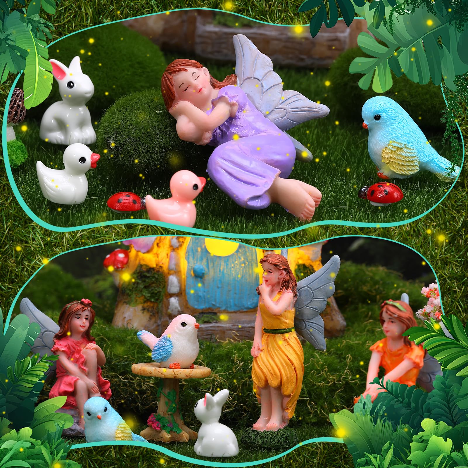 GGSTDDUP squirrels and rabbits add woodland charm to outdoor displays