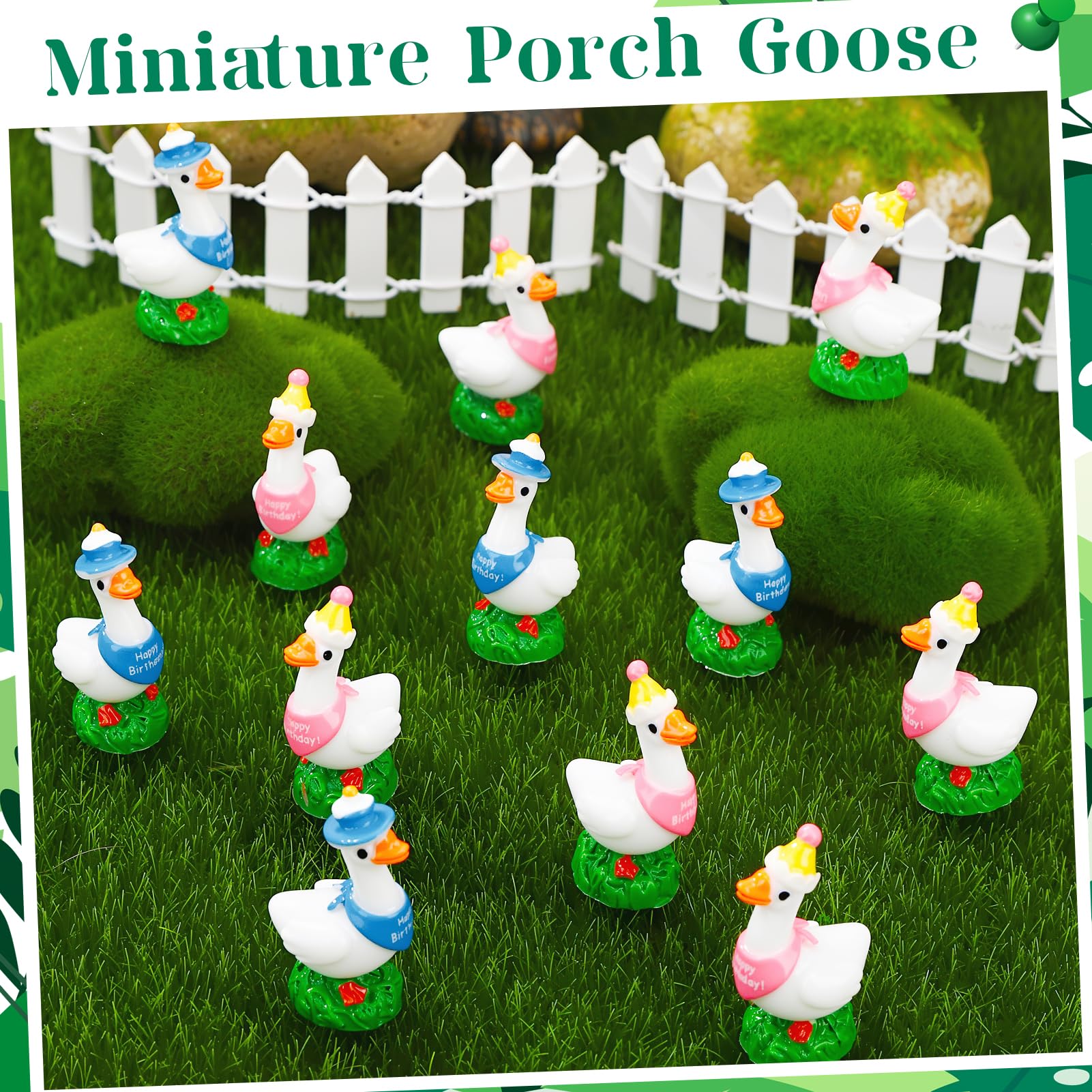 GGSTDDUP succulent pot goose decor brightens plant displays