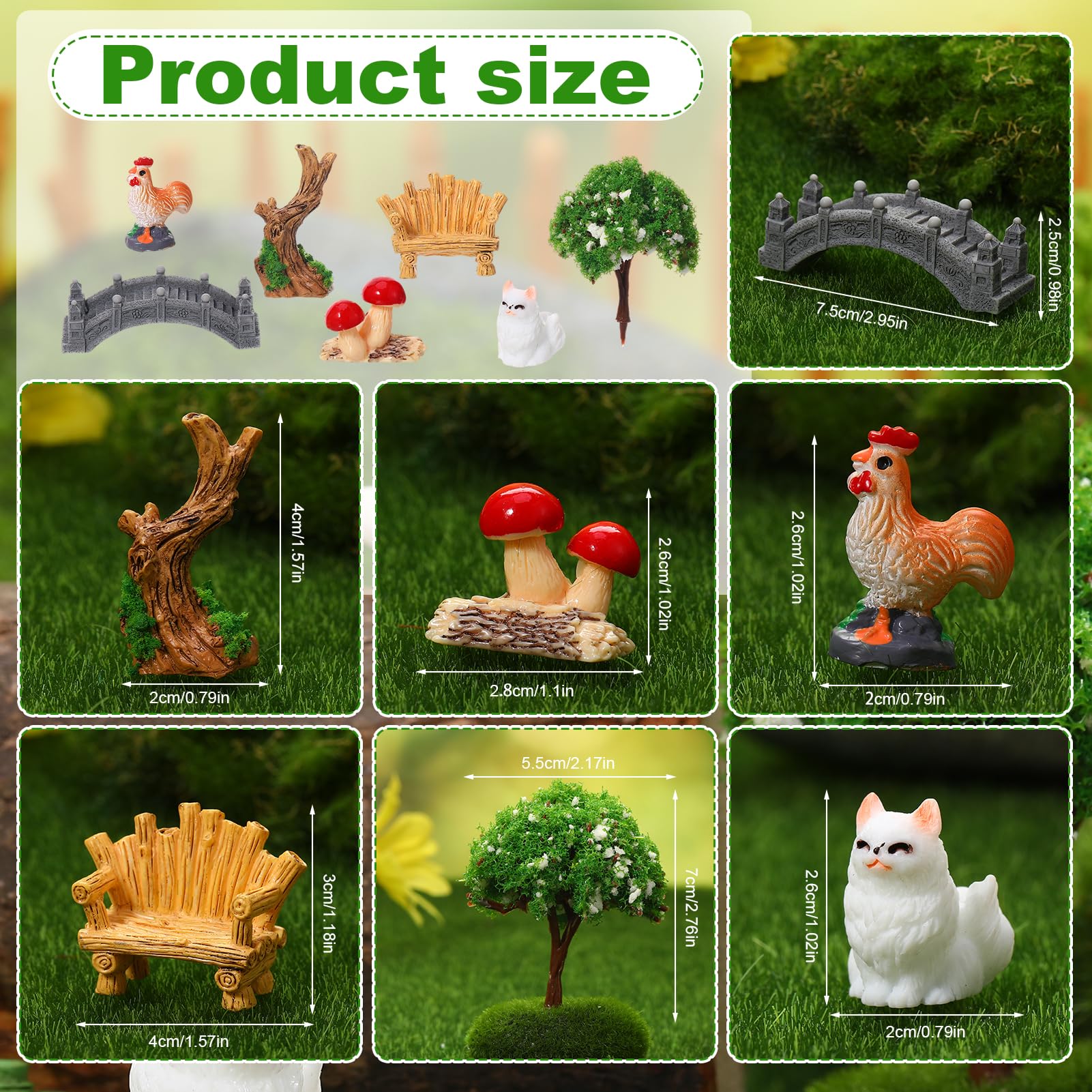 GGSTDDUP table and chairs set adds charm to fairy displays