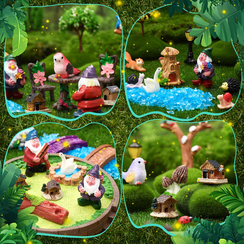 GGSTDDUP tiny houses and tables fuel storytelling in fairy habitats.