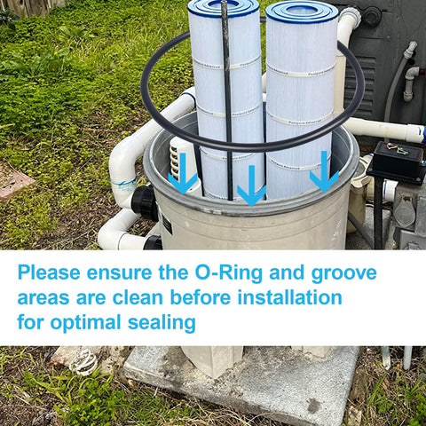 GGTE UV and heat resistant o-ring endures harsh pool environments.