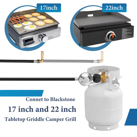 GHAKUTB regulator delivers steady propane output during cooking