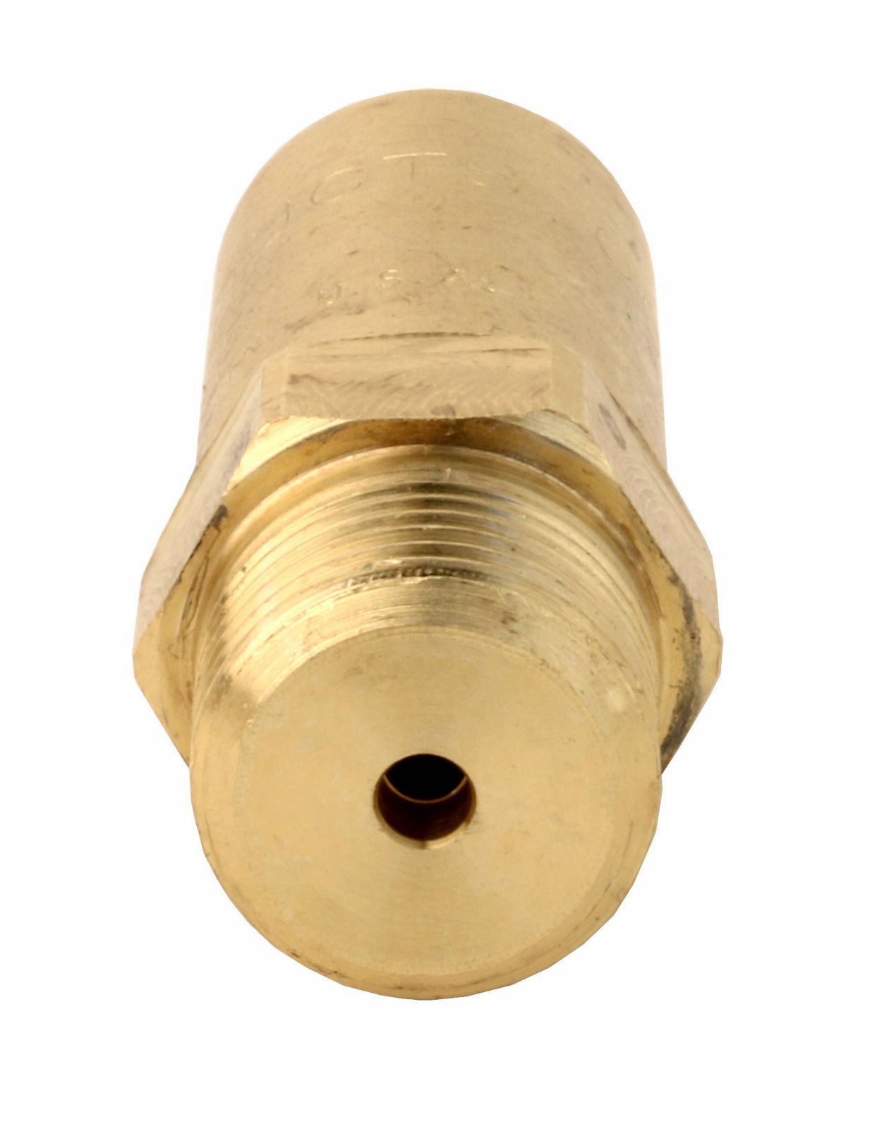 Giant 22533A valve side view reveals robust brass construction for durability