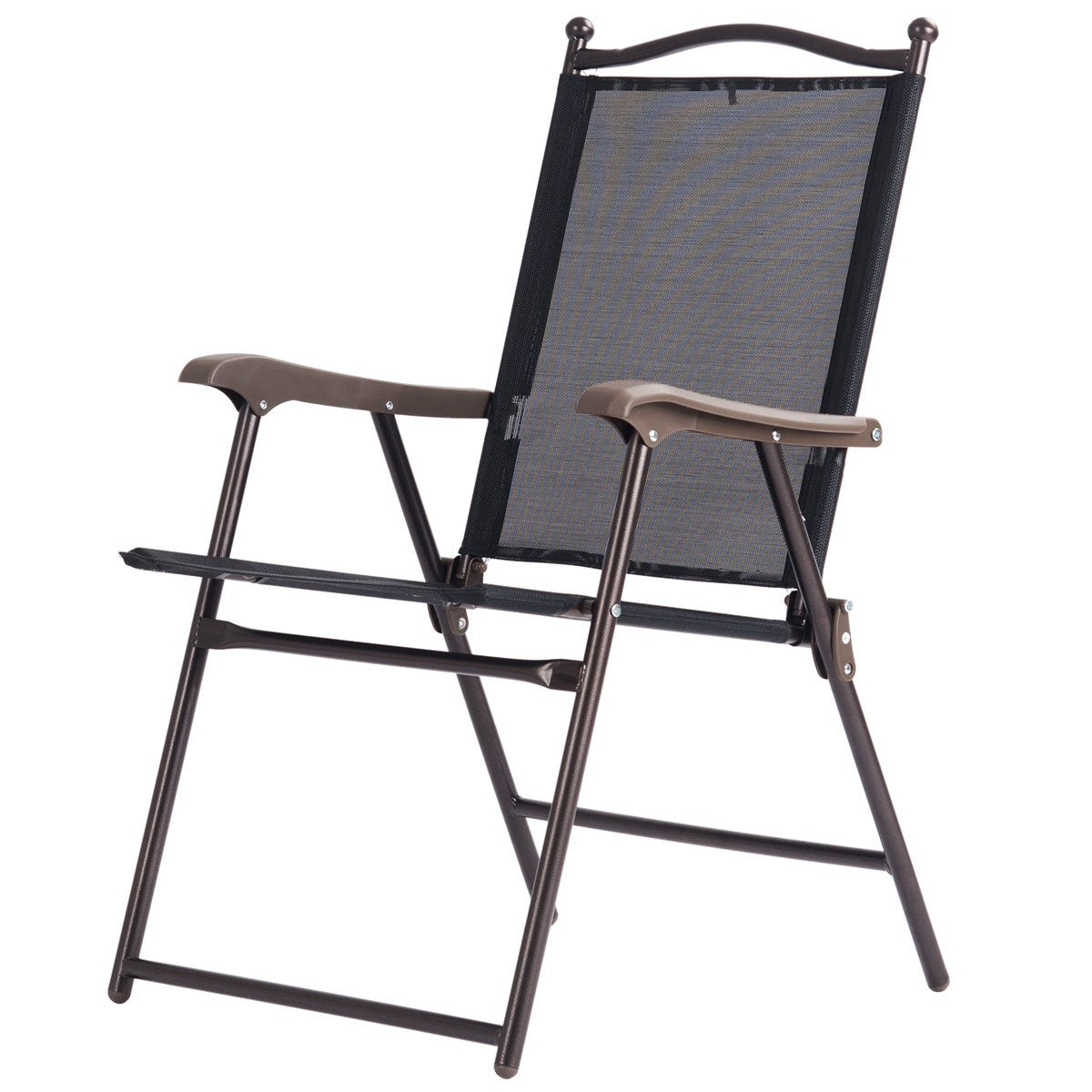 Giantex family gathering by the pool with two chairs.