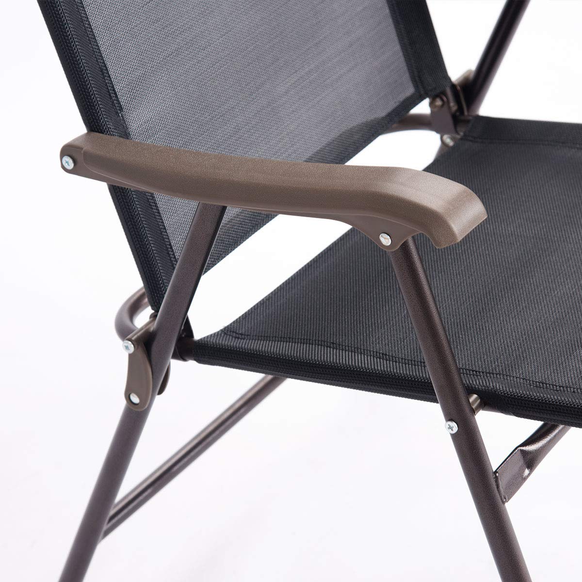 Giantex patio setup featuring two chairs for lounging.