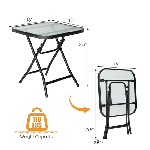 Giantex X-shaped legs provide stable support for outdoor setups
