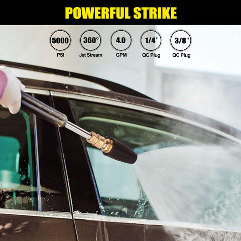GIANTOOL Turbo Nozzle ideal for driveways and patios with powerful spray.