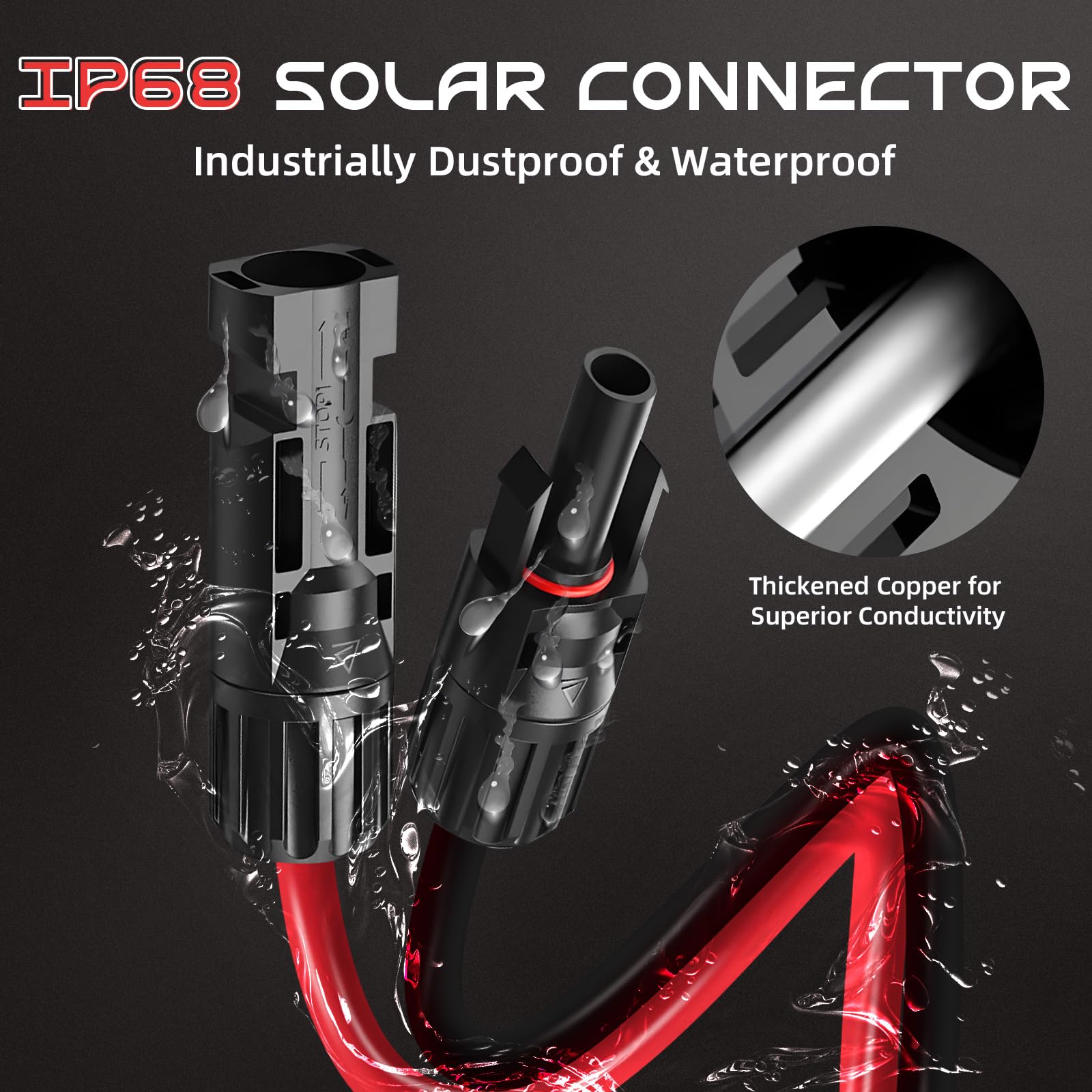 Gibbab XT60 cable for field use with EcoFlow solar generators.