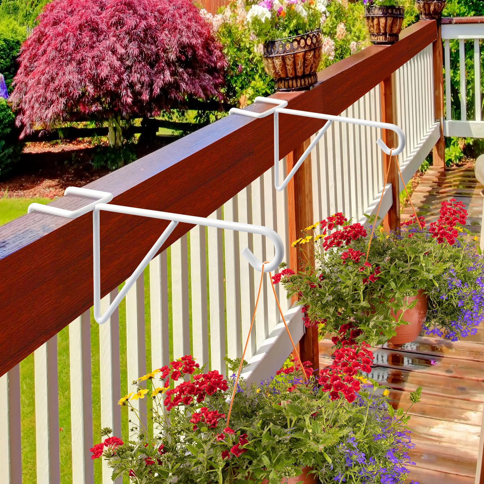 Gicare fence hooks install without tools for quick hanging