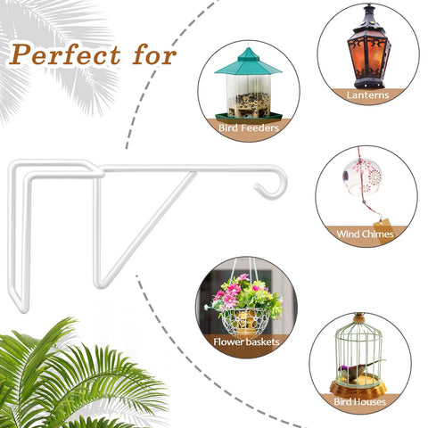 Gicare multi-use outdoor hooks for plants, feeders, lights