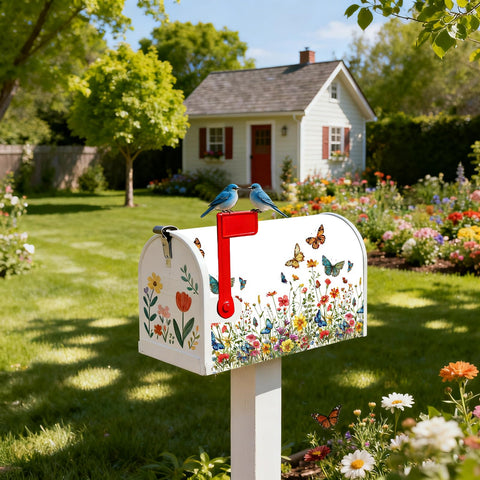 GICDSU floral butterfly mailbox wrap as a gift idea for nature lovers