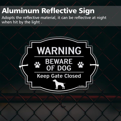 GicnKeuz durable indoor/outdoor sign suitable for walls and gates