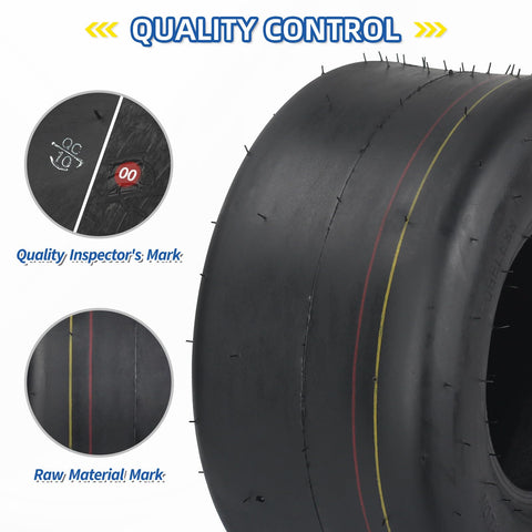 GICOOL 11x6-00-5 tubeless tire top view highlights compact profile