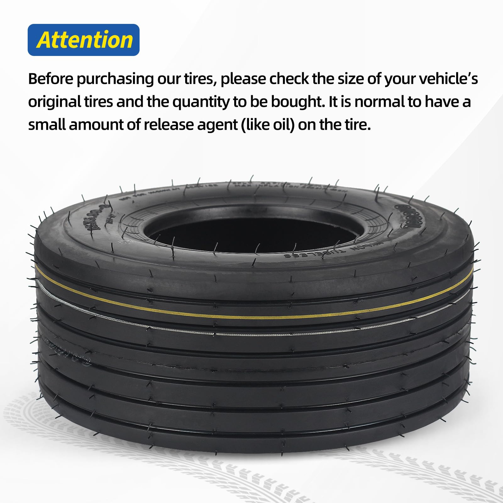 GICOOL 13x5.00-6 valve area detail for easy inflation and seal.