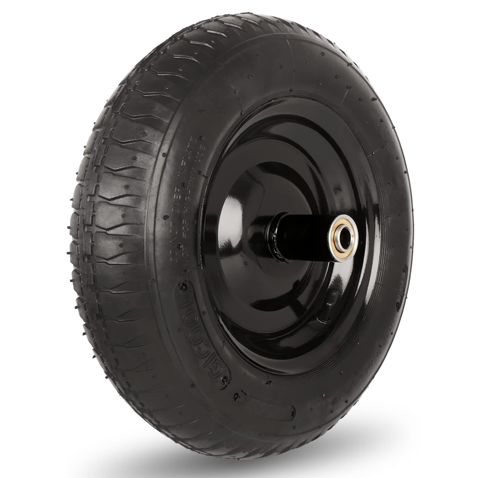 GICOOL 14.5-inch wheelbarrow tire with universal compatibility for smooth transport