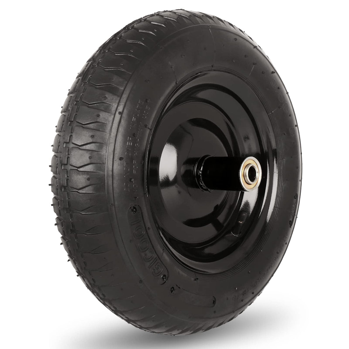 GICOOL 14.5-inch wheelbarrow tire with universal compatibility for smooth transport