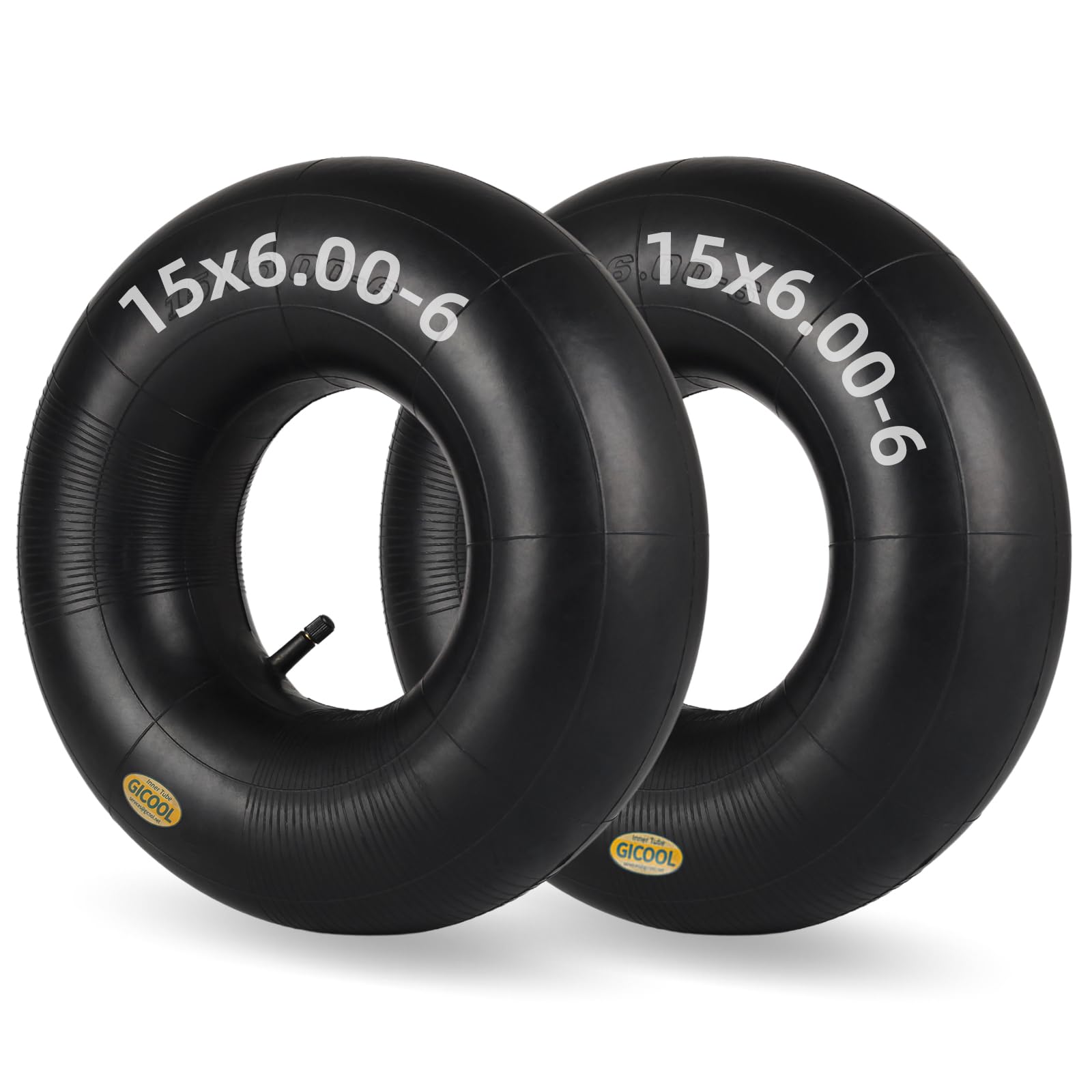 GICOOL 15x6-00-6 inner tube in package ready for lawn equipment replacement.